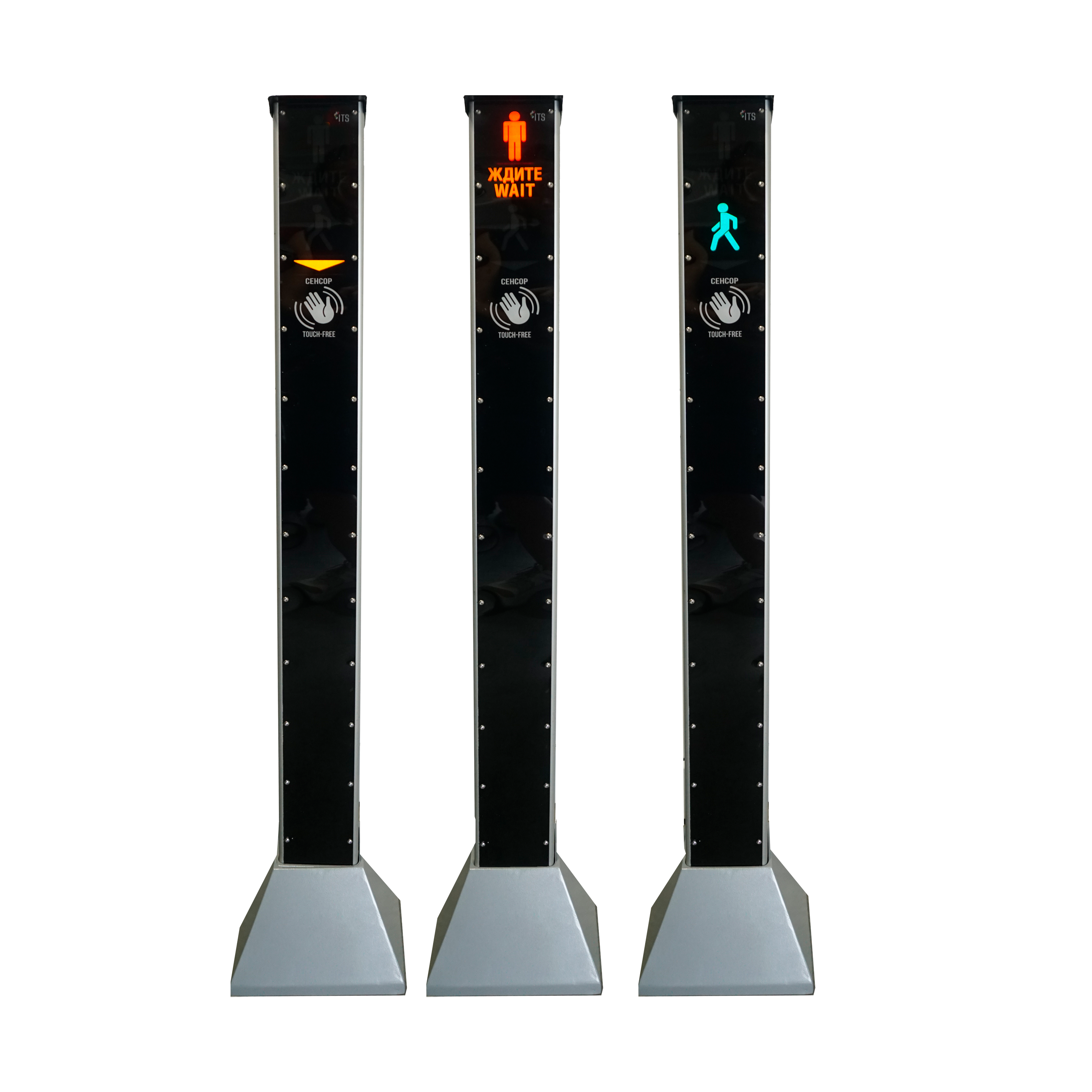 Табло вызывное пешеходное ТВП-АТ - индикационное сенсорное (1300 мм)